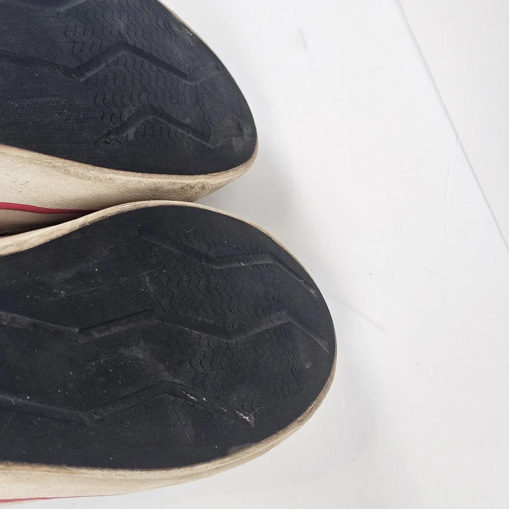Vintage Eco Sneaks Shoes  Sneakers Black White Plaid Pink Sneakers 7.5‎ Lace Up